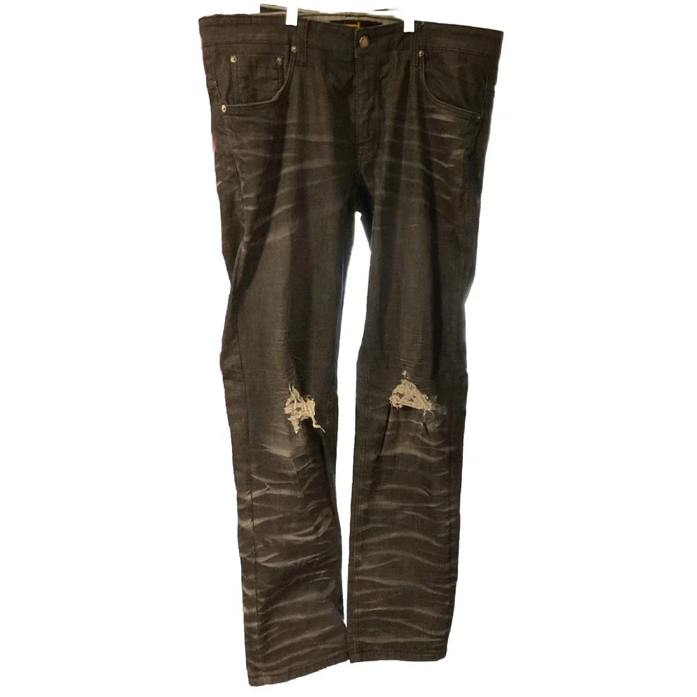 Vintage Copper Rivet 90's Y2K Grunge Goth Distressed Workwear Work 38 x 34 JEANS